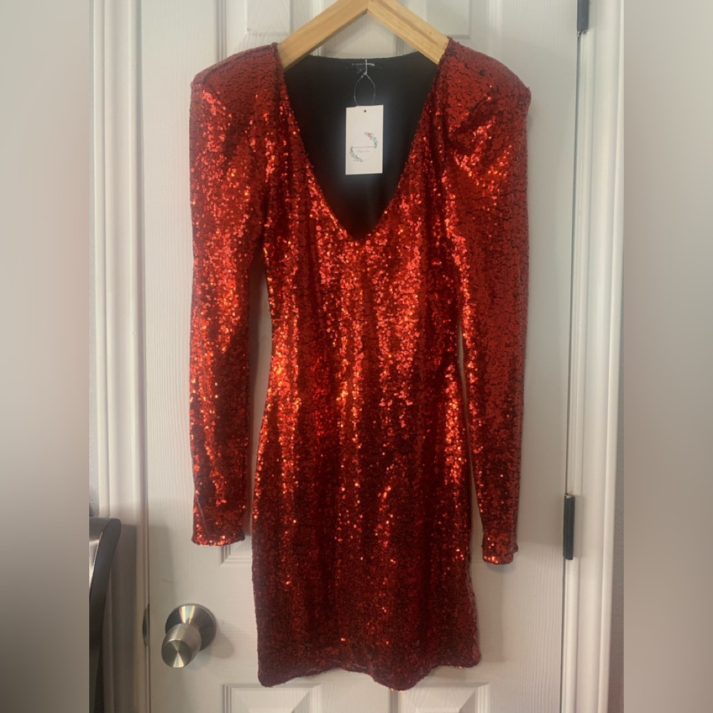 Fashion nova modern sequence dress